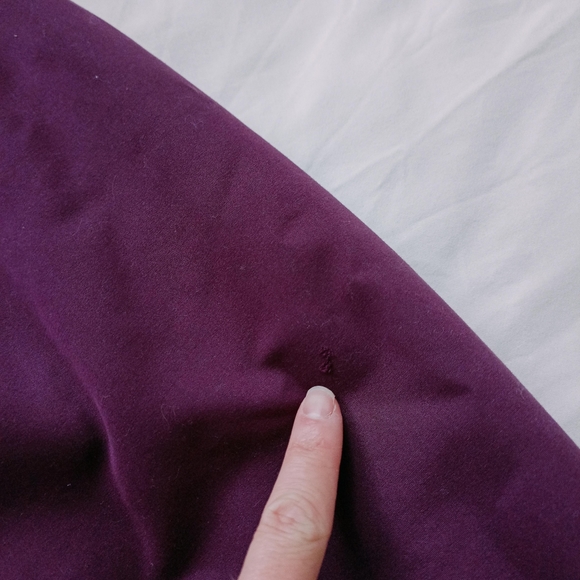 Anne Klein vintage purple parka coat size XS - Picture 10 of 12